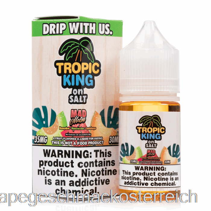 Mad Melons – Tropical King Auf Salz – 30 Ml, 35 Mg Vape-Geschmack